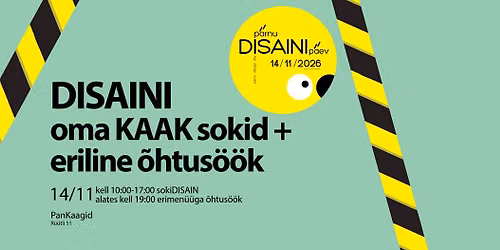 Disaini oma Kaak sokid+ eriline \u00f5htus\u00f6\u00f6k