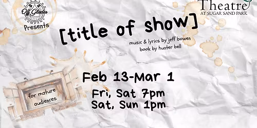 NEW! [Title of Show]