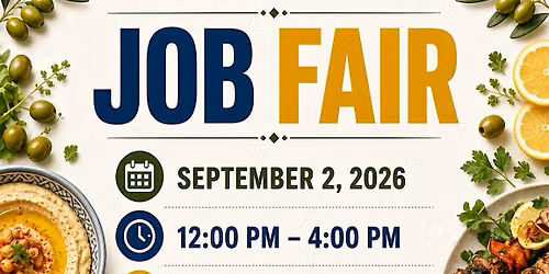 IN PERSON HIRING EVENT for Store Managers and Servers from 12-4pm