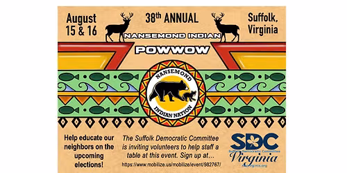Join SDC at Nansemond Indian Nation's 38th Annual Pow Wow in Suffolk