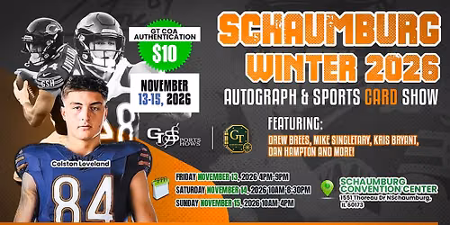 SCHAUMBURG WINTER 2026 - AUTOGRAPH & SPORTS CARD SHOW