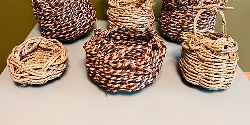 Sip & Weave: A Festive Seagrass Basket Workshop