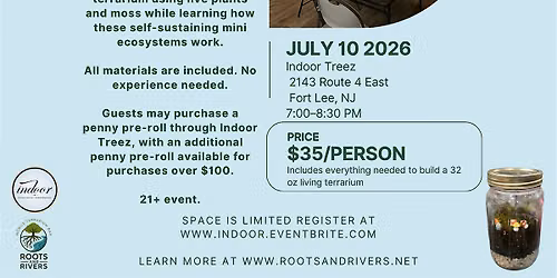 Terrarium Workshop at Indoor Treez