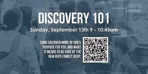 Discovery 101 | Discovering God's Purpose For You