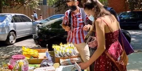 Outreach and Vegan Food Giveaway at April 2026 Flea Market 