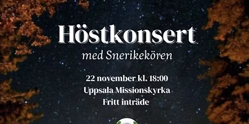 H\u00f6stkonsert med Snerikek\u00f6ren
