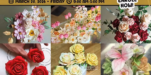 Sugar Flower for Cake Workshop