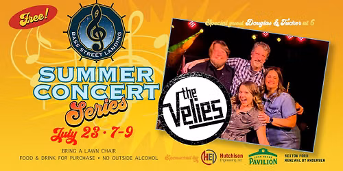 Bass Street Landing Concert featuring The Velies