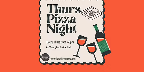 Pizza on the Patio Thursdays