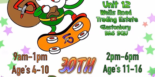 Christmas Holiday Skate Session 11 - 16yrs