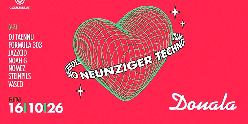 🩷 90er TECHNO RAVE im Douala 🩷
