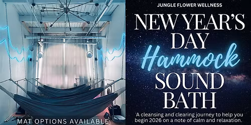 New Year's Day Hammock Sound Bath | Meditation Sound Healing Relax Toronto