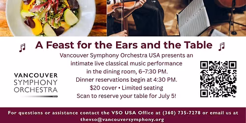 Symphony & Supper with the VSO