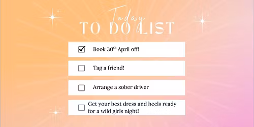 LADIES NIGHT \ud83e\udd73