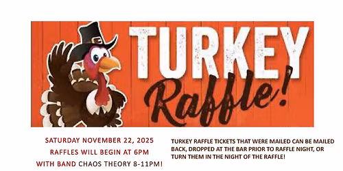Annual Turkey Raffle at GFC