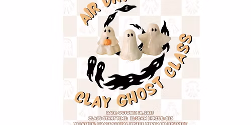 Air Dry Clay Ghost Class