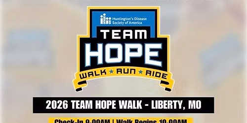 2026 Team Hope Walk - Liberty, MO