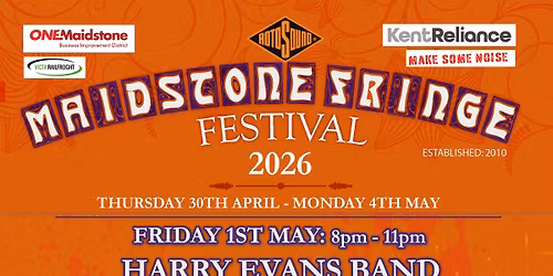 Gianni Scalera & The Jury, The Pastel Waves, Crimson & more - Maidstone Fringe - Drakes: Sat 2nd May