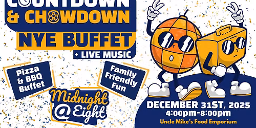 Countdown & Chowdown NYE Buffet