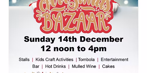 Snitterfield Sports Club Christmas Bazaar 2025