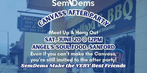 Sanford Canvass After Party