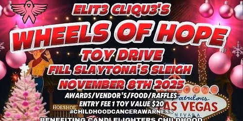 Elit3_Cliqu3's 2nd annual Toy Drive to benefit Candlelighters
