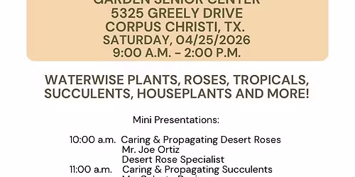 Nueces Master Gardener Annual Plant Sale