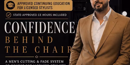 Confidence Behind the Chair: Men\u2019s Cutting CE Class