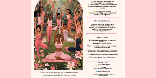 Move for Her: Pilates in Pink \ud83d\udc95October Breast Cancer Awareness Month