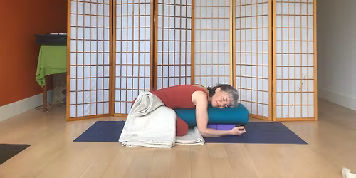 Rest & Release: in person restorative yoga for scoliosis and back care