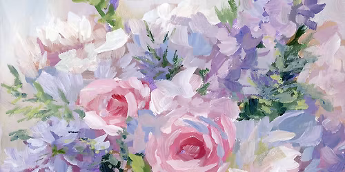 Elizabeth Elfrey's Expressive Floral Acrylic Painting Workshop
