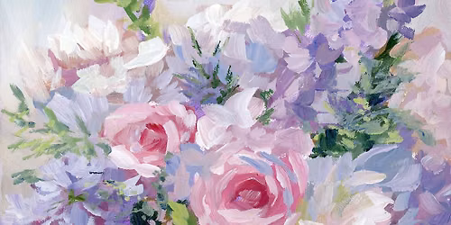 Elizabeth Elfrey's Expressive Floral Acrylic Painting Workshop