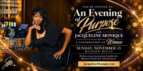 An Evening of Purpose with Jacqueline Monique