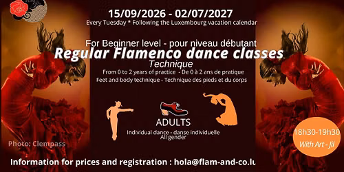 Flamenco adult: BEGINNER\/DEBUTANT: technique every tuesday