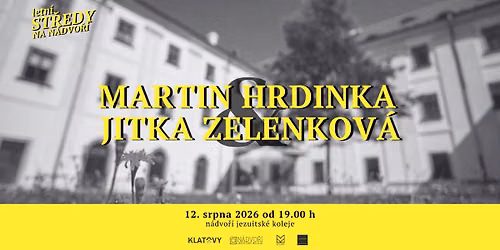 Martin Hrdinka a Jitka Zelenkov\u00e1 na n\u00e1dvo\u0159\u00ed