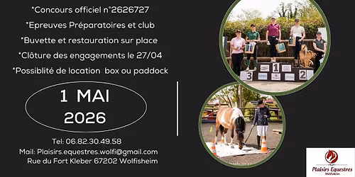 Concours Equifeel , circuit d\u00e9partemental