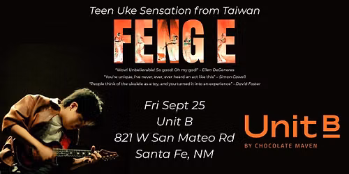 Teen Taiwanese Uke Sensation Feng E at Unit B in Santa Fe NM