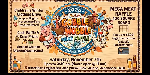 GOBBLE WOBBLE Meat Raffle