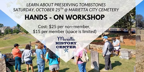 Tombstone Cleaning Workshop