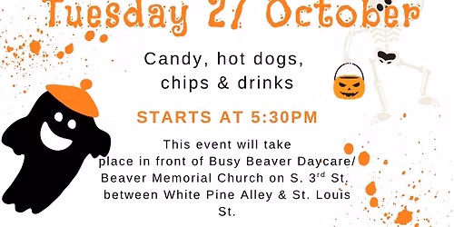 Busy Beaver Trunk or Treat