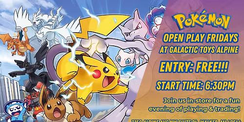 Pok\u00e9mon Open Play Fridays