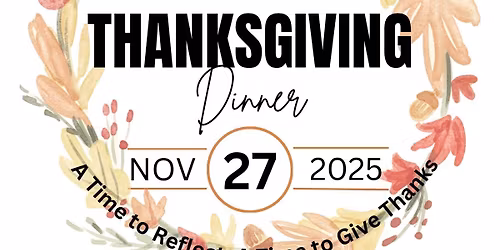13th Annual FREE Thanksgiving Dinner