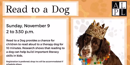 Read to a Dog