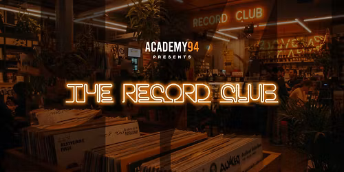 The Record Club - Electronic Dance Music vinyl fair and networking event.