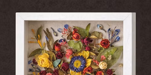 Dried Flower Shadow Box