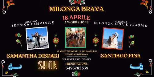 Samantha Dispari y Santiago Fina