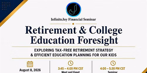 Tax-free Retirement Strategy & Efficient Education Planning for our kids