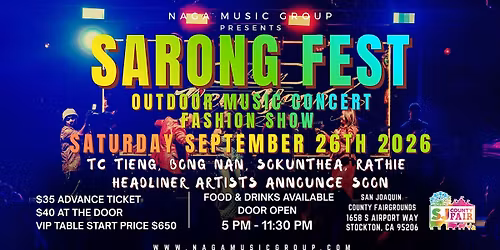 Sarong Fest Outdoor Music Concert & Fashion Show