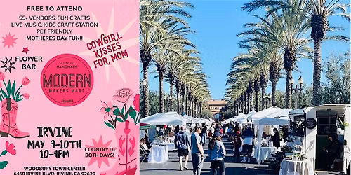 Cowgirl Kisses for MOM at Modern Makers Mart - Irvine