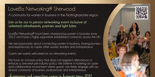 Sherwood LoveBiz Networking at The Holiday Inn for Women in Business